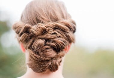 a picture of braided bun