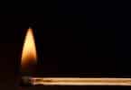 A picture of burning matchstick
