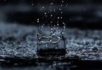 water droplet digital wallpaper