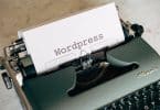 close up shot of a typewriter